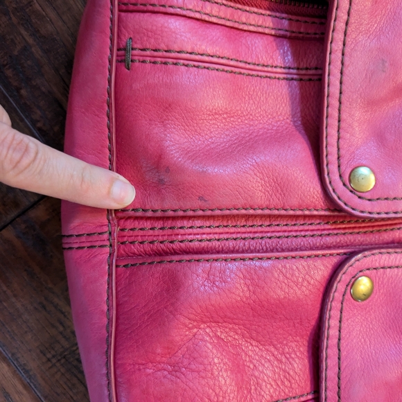 Fossil Madison crossbody bag, pink leather - Picture 4 of 16